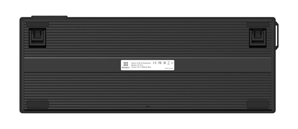 MiraBox K1Pro Gasket Mechanical Keyboard – LCD Keys, Programmable Knobs, RGB Lighting for Video Editing