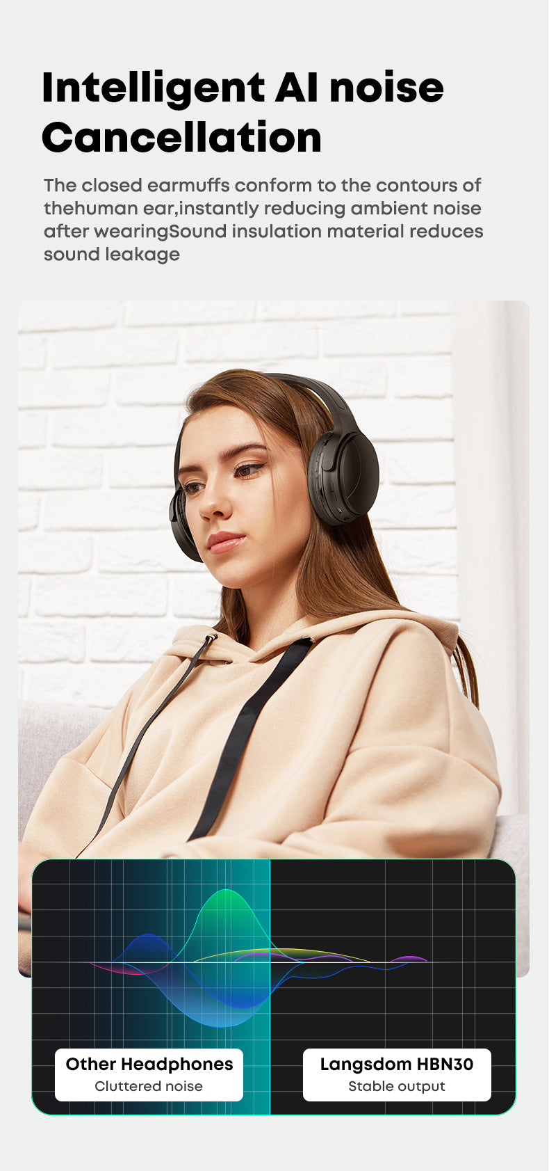 Premium Foldable Bluetooth 5.1 Over‑Ear Headset with Stable Wireless Connection
