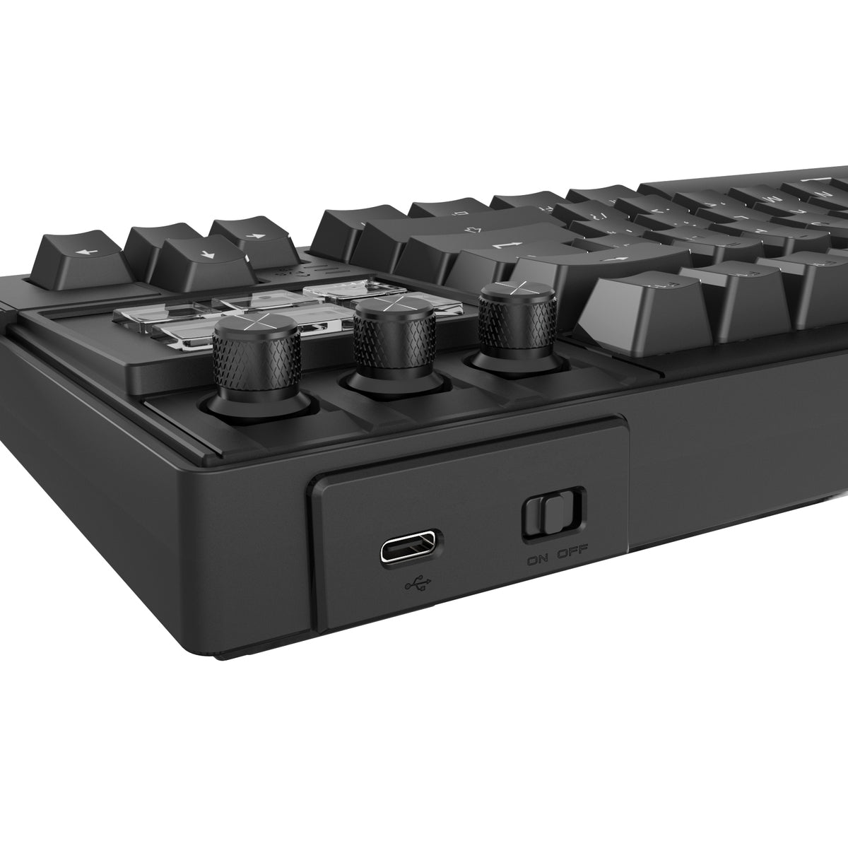 MiraBox K1Pro Gasket Mechanical Keyboard – LCD Keys, Programmable Knobs, RGB Lighting for Video Editing